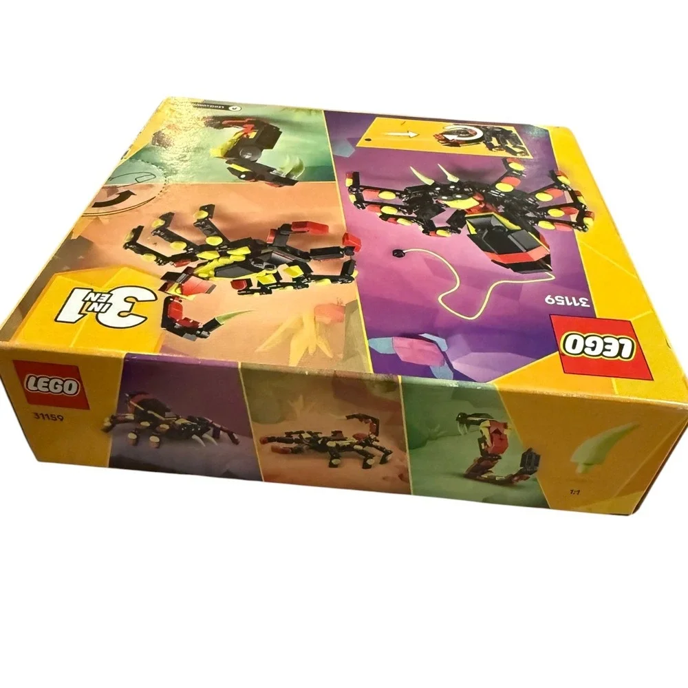 NEW LEGO Creator 3-in-1 Surprising Spider 31159 Building Toy 153 Pcs New Sealed